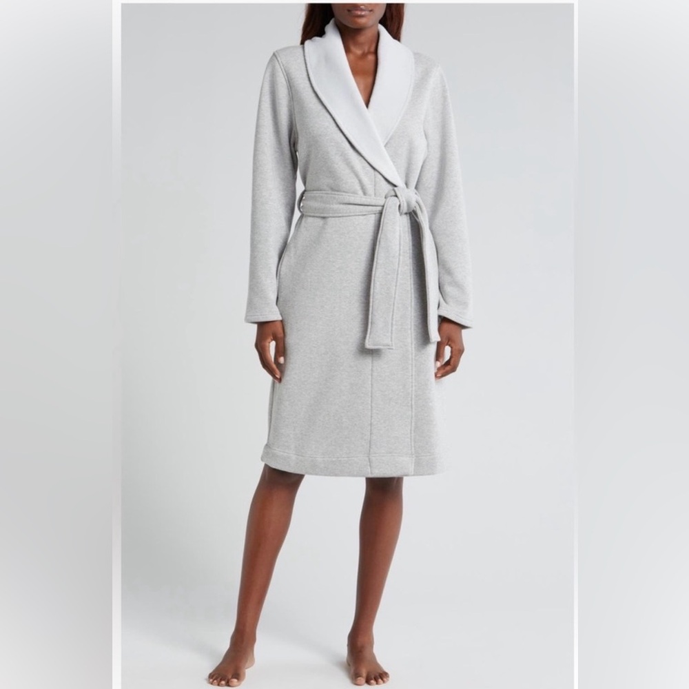 UGG Braelyn II Women's Light Gray Shawl Collar Robe